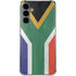 South Africa Flag Distressed Galaxy S24 Plus Clear Case